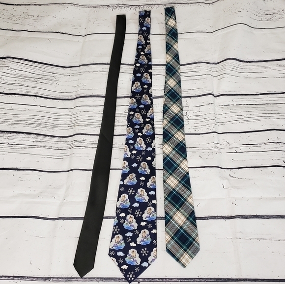 Three Pcs Men Tie Lot - Picture 2 of 3